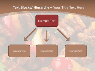 Dish Vertical Vegetable PowerPoint Template