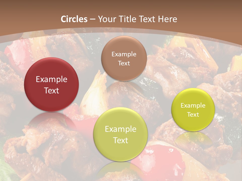 Dish Vertical Vegetable PowerPoint Template
