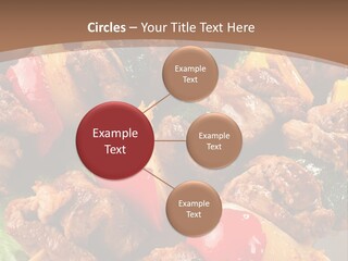 Dish Vertical Vegetable PowerPoint Template