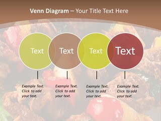 Dish Vertical Vegetable PowerPoint Template
