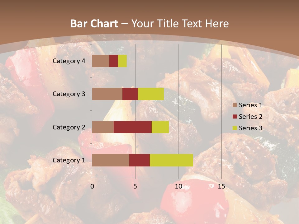 Dish Vertical Vegetable PowerPoint Template