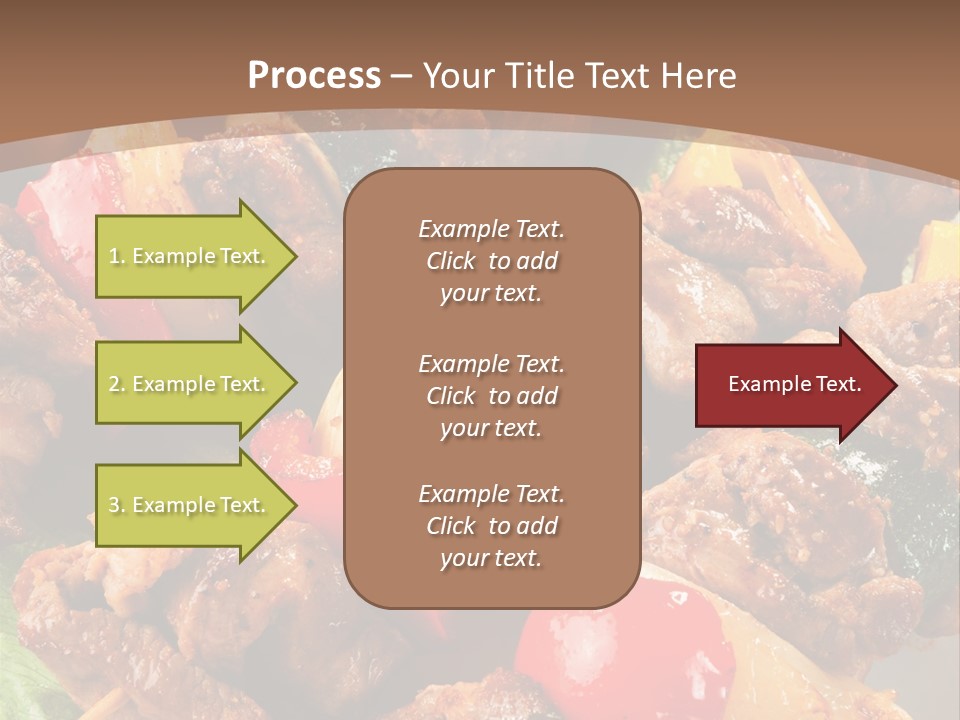 Dish Vertical Vegetable PowerPoint Template