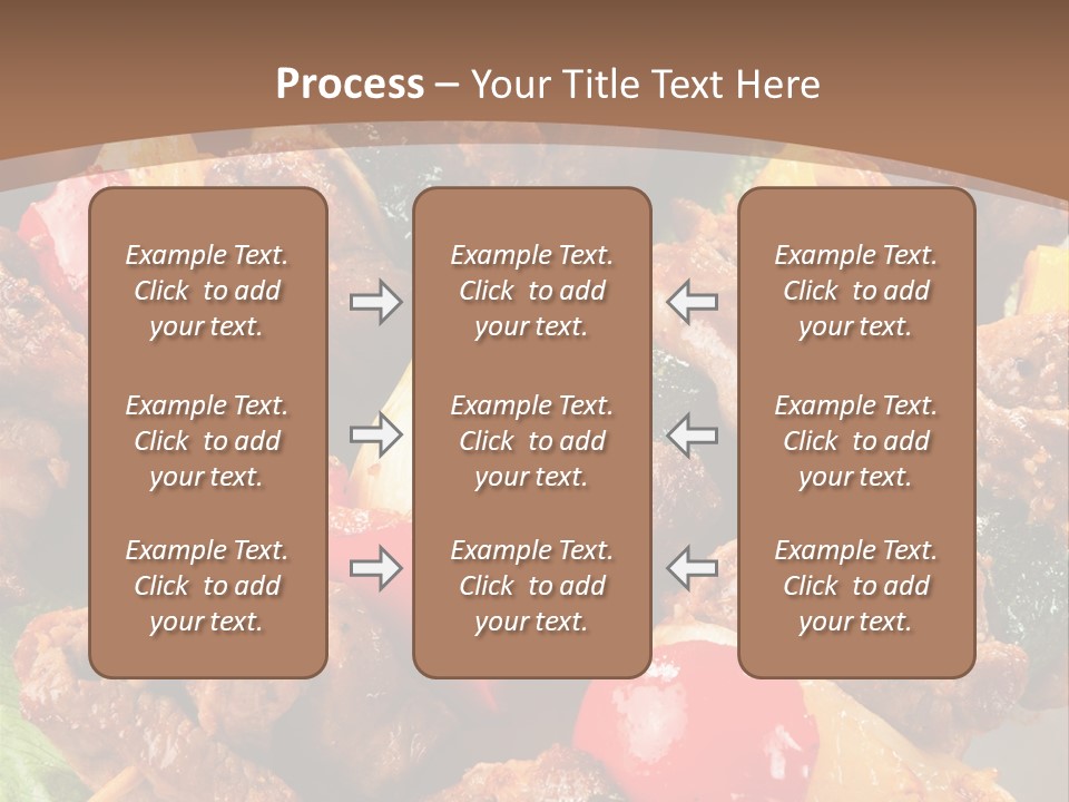 Dish Vertical Vegetable PowerPoint Template