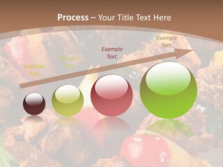 Dish Vertical Vegetable PowerPoint Template