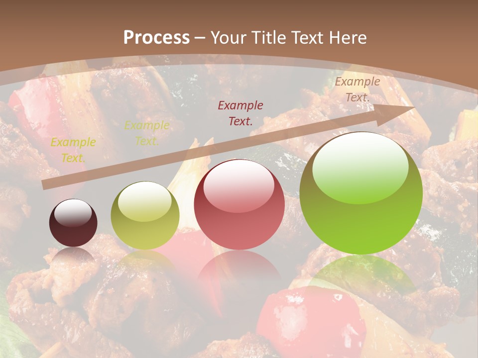 Dish Vertical Vegetable PowerPoint Template