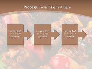 Dish Vertical Vegetable PowerPoint Template