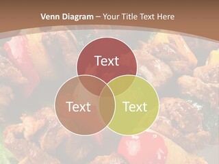 Dish Vertical Vegetable PowerPoint Template