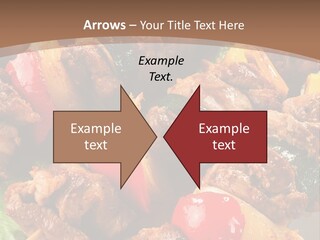 Dish Vertical Vegetable PowerPoint Template