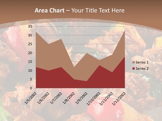 Dish Vertical Vegetable PowerPoint Template