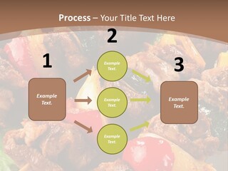Dish Vertical Vegetable PowerPoint Template