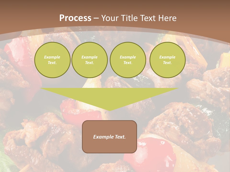 Dish Vertical Vegetable PowerPoint Template