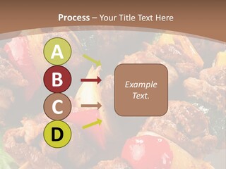 Dish Vertical Vegetable PowerPoint Template