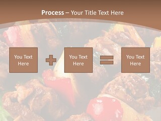 Dish Vertical Vegetable PowerPoint Template