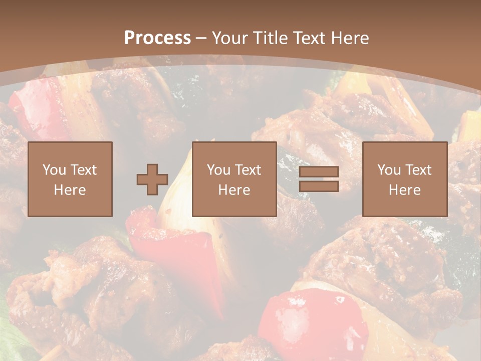 Dish Vertical Vegetable PowerPoint Template