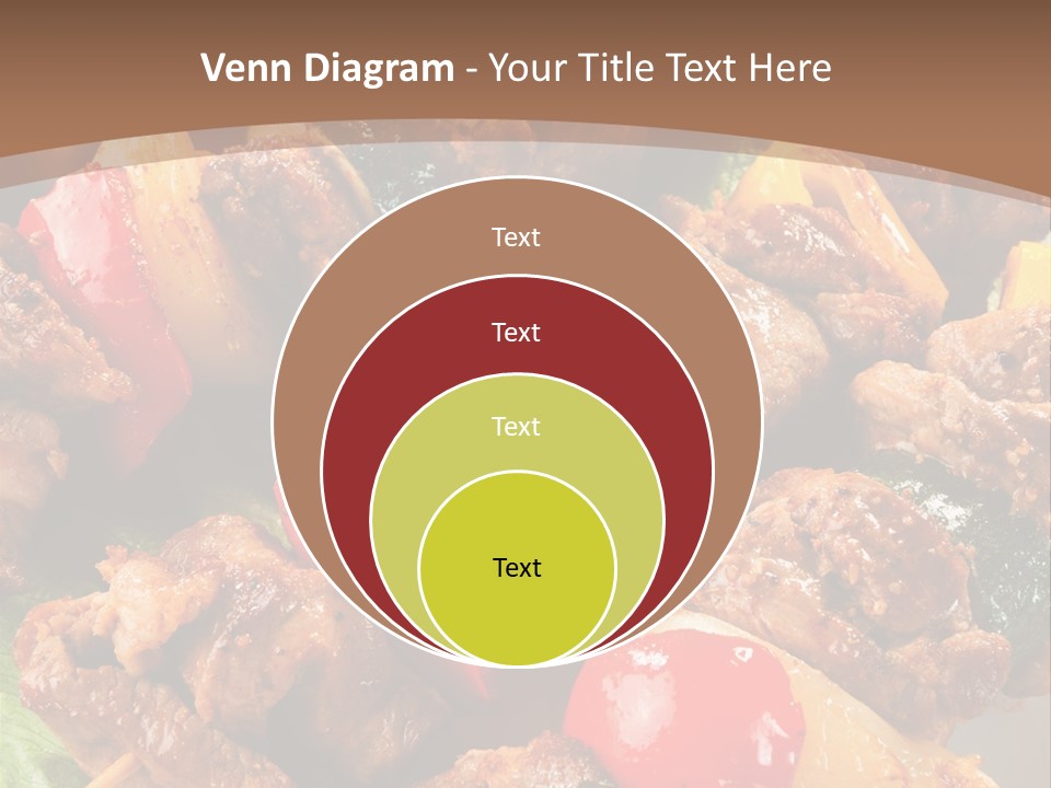 Dish Vertical Vegetable PowerPoint Template