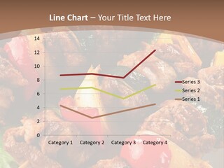 Dish Vertical Vegetable PowerPoint Template