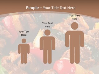 Dish Vertical Vegetable PowerPoint Template