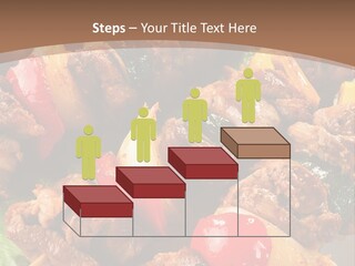 Dish Vertical Vegetable PowerPoint Template
