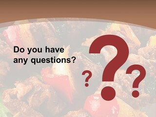 Dish Vertical Vegetable PowerPoint Template