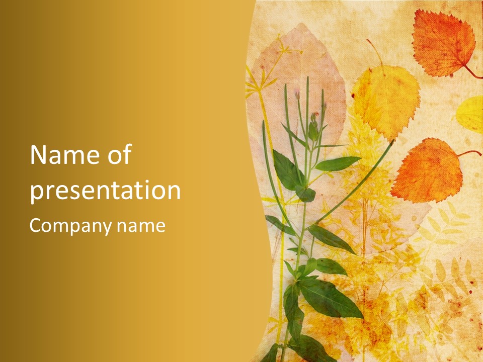 Dirt Light Detail PowerPoint Template