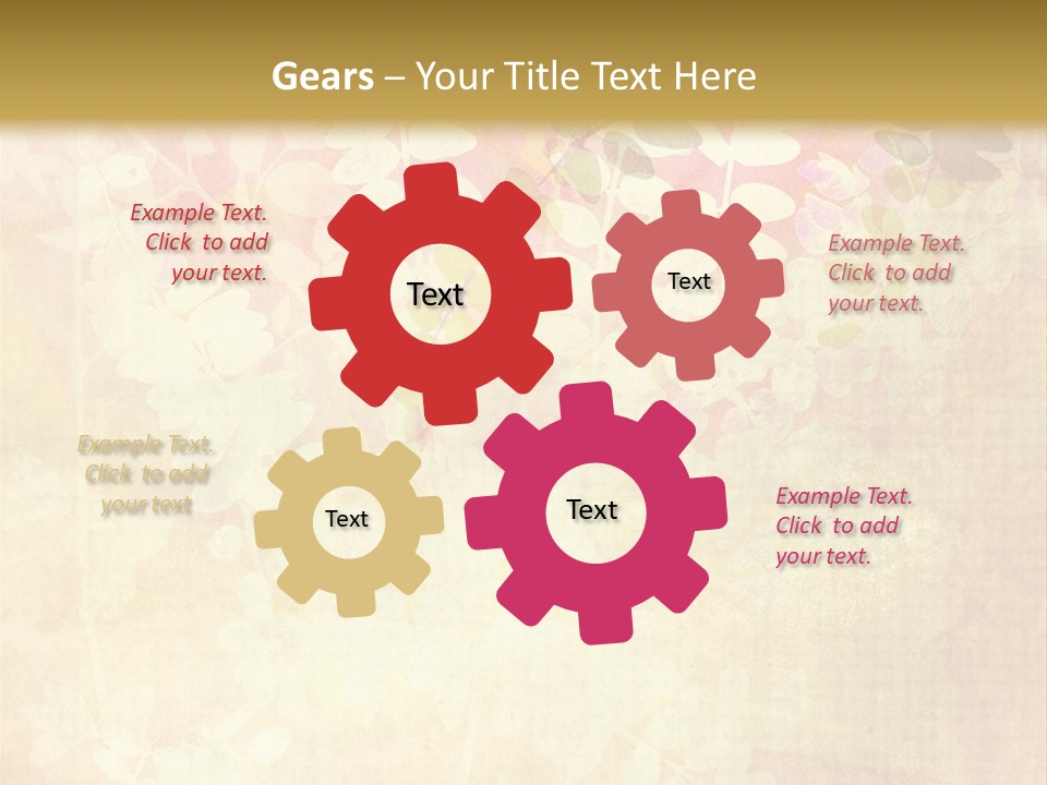 Antique Nature Stained PowerPoint Template