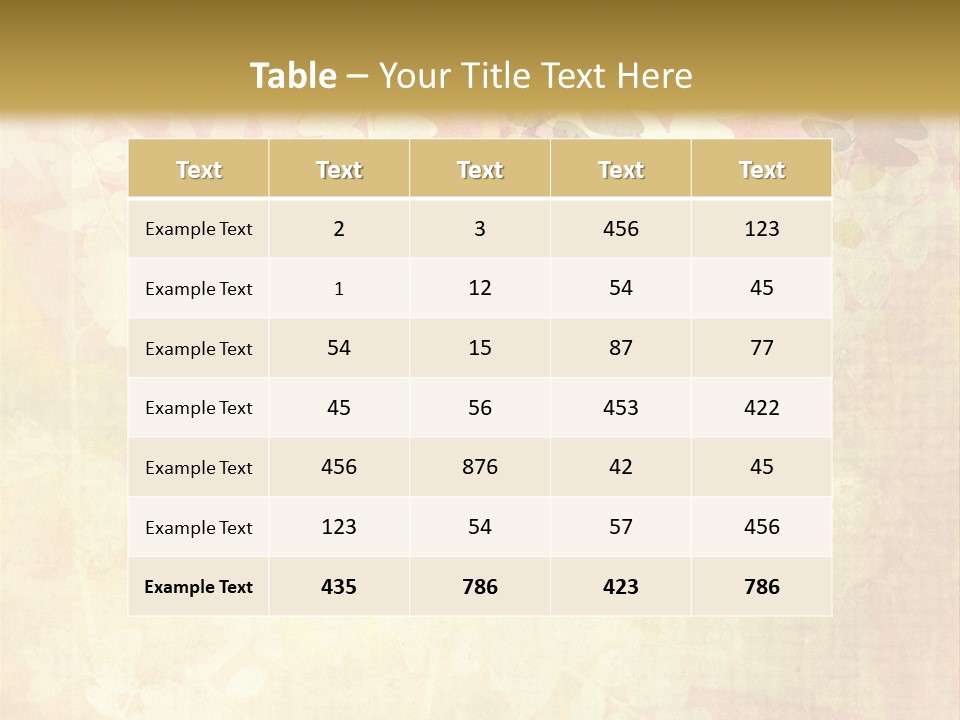 Antique Nature Stained PowerPoint Template