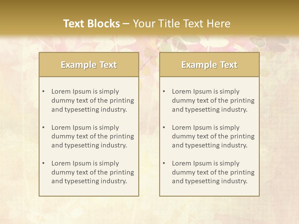 Antique Nature Stained PowerPoint Template