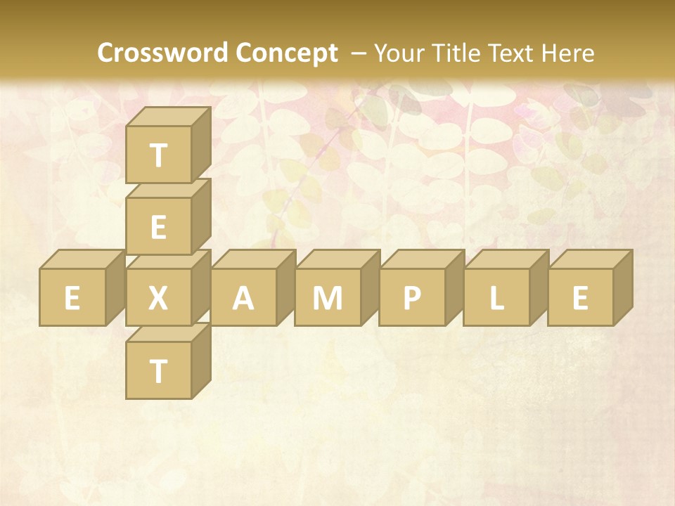 Antique Nature Stained PowerPoint Template