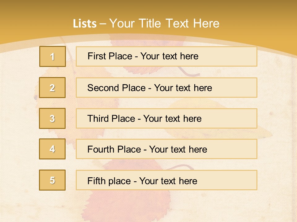 Season Light Dirt PowerPoint Template
