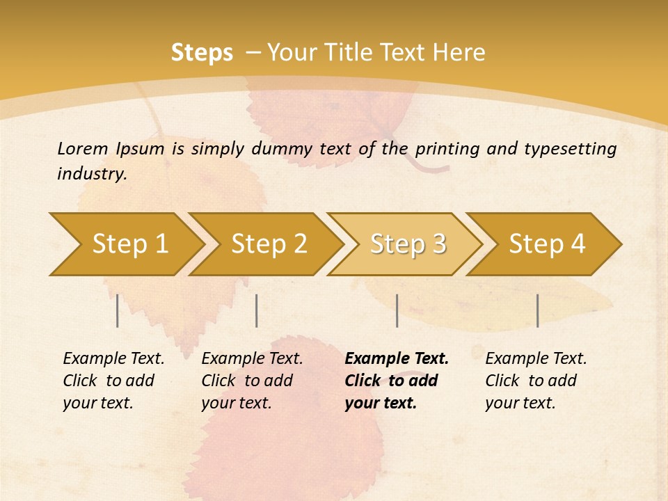 Season Light Dirt PowerPoint Template