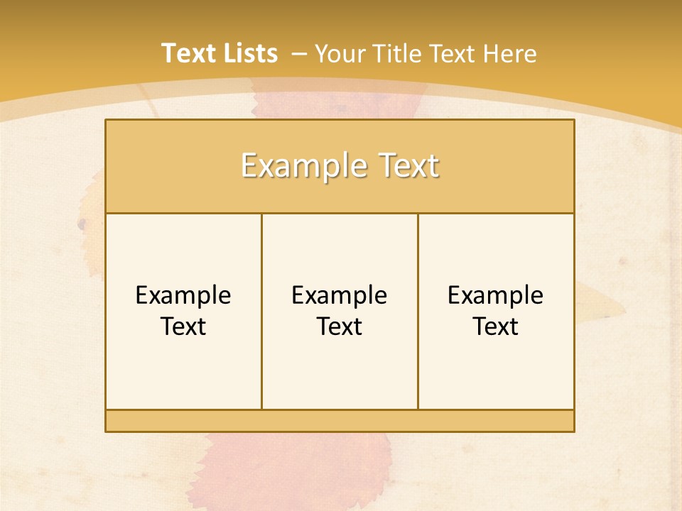 Season Light Dirt PowerPoint Template