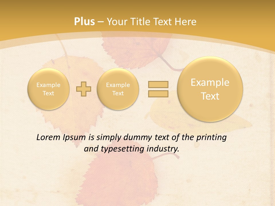 Season Light Dirt PowerPoint Template