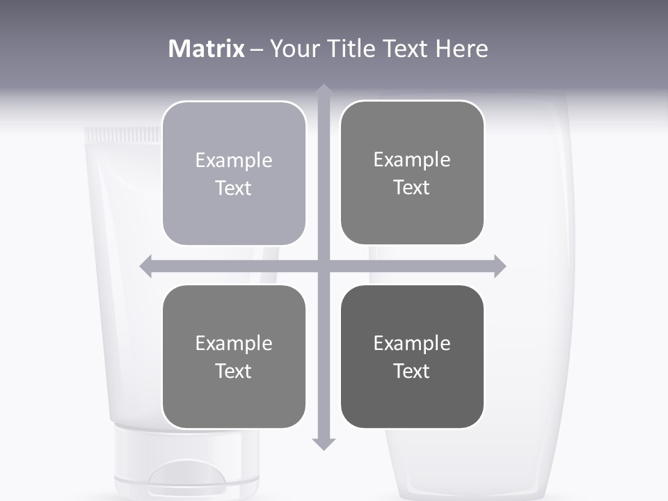 Plastic Packages Makeup PowerPoint Template