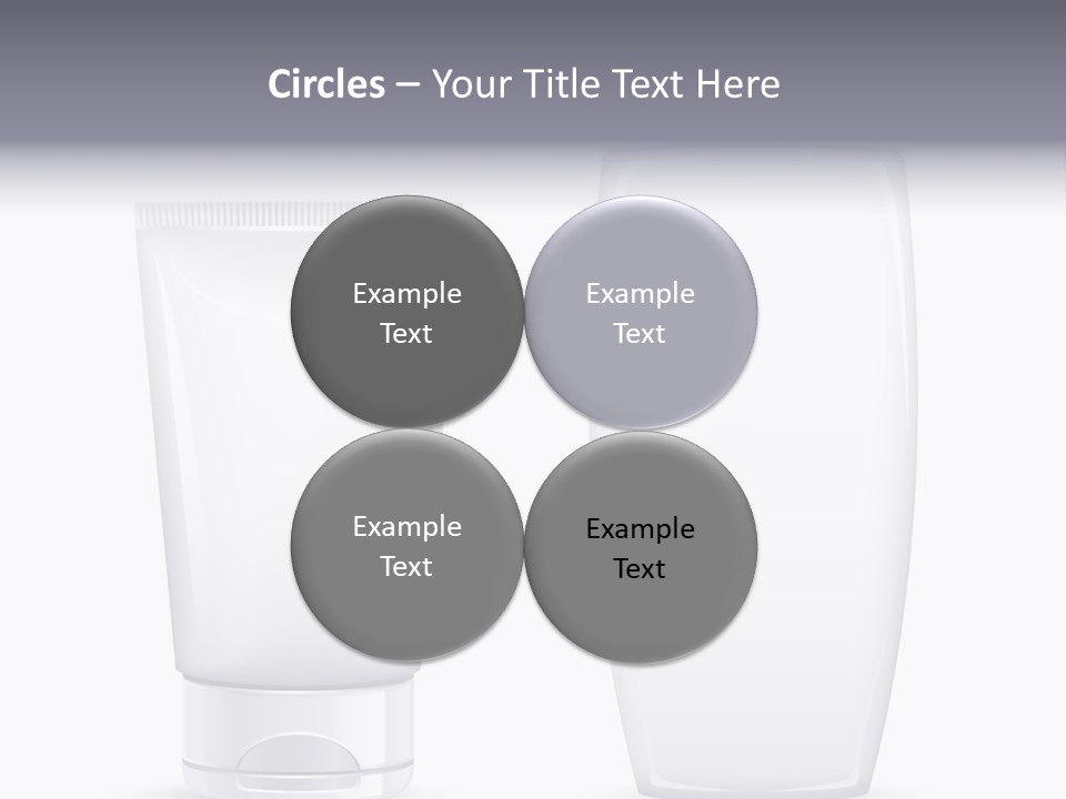 Plastic Packages Makeup PowerPoint Template