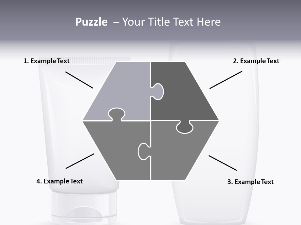 Plastic Packages Makeup PowerPoint Template