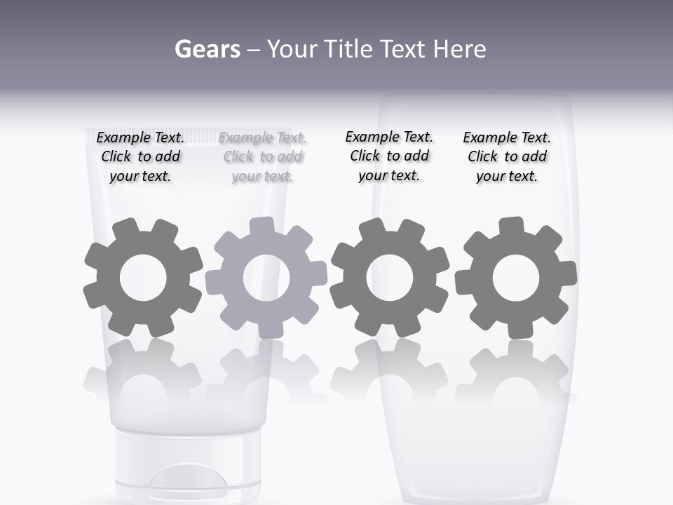 Plastic Packages Makeup PowerPoint Template