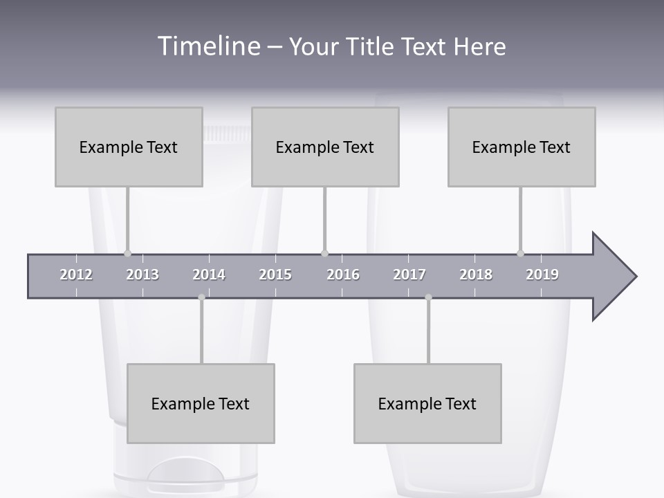 Plastic Packages Makeup PowerPoint Template