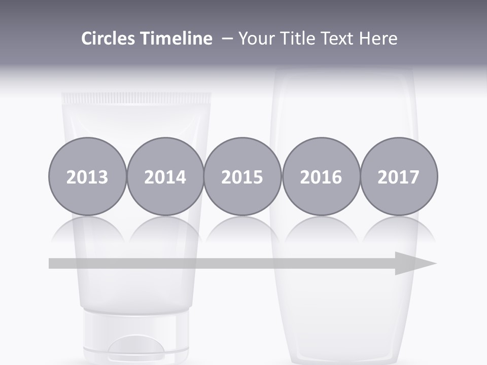 Plastic Packages Makeup PowerPoint Template