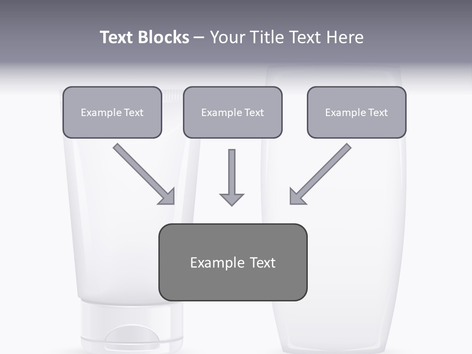 Plastic Packages Makeup PowerPoint Template