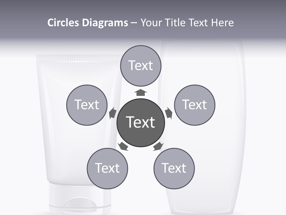 Plastic Packages Makeup PowerPoint Template