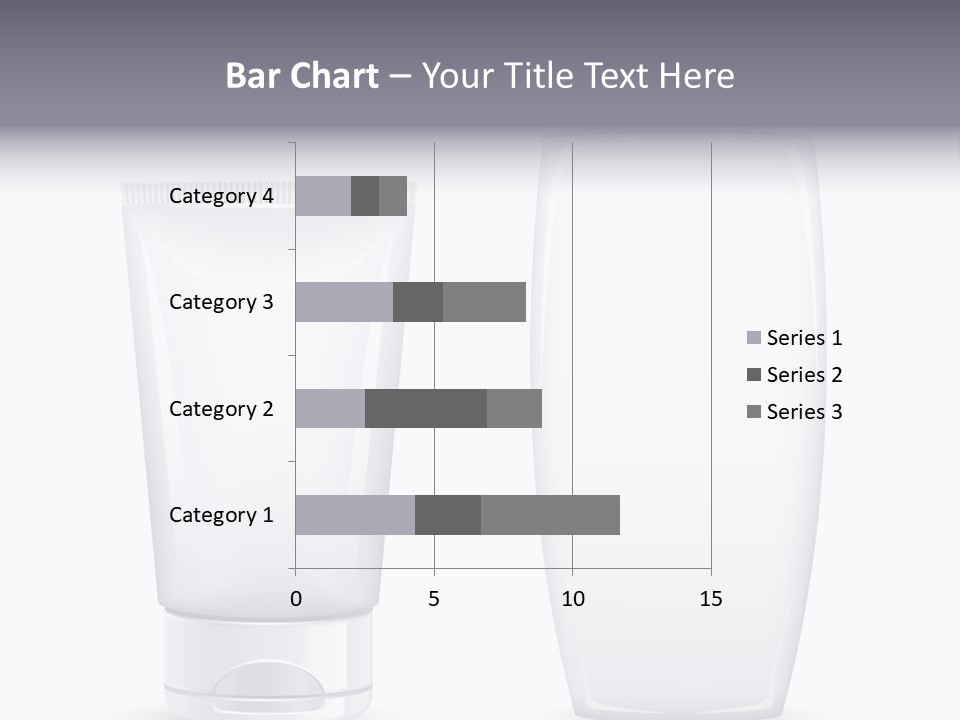 Plastic Packages Makeup PowerPoint Template