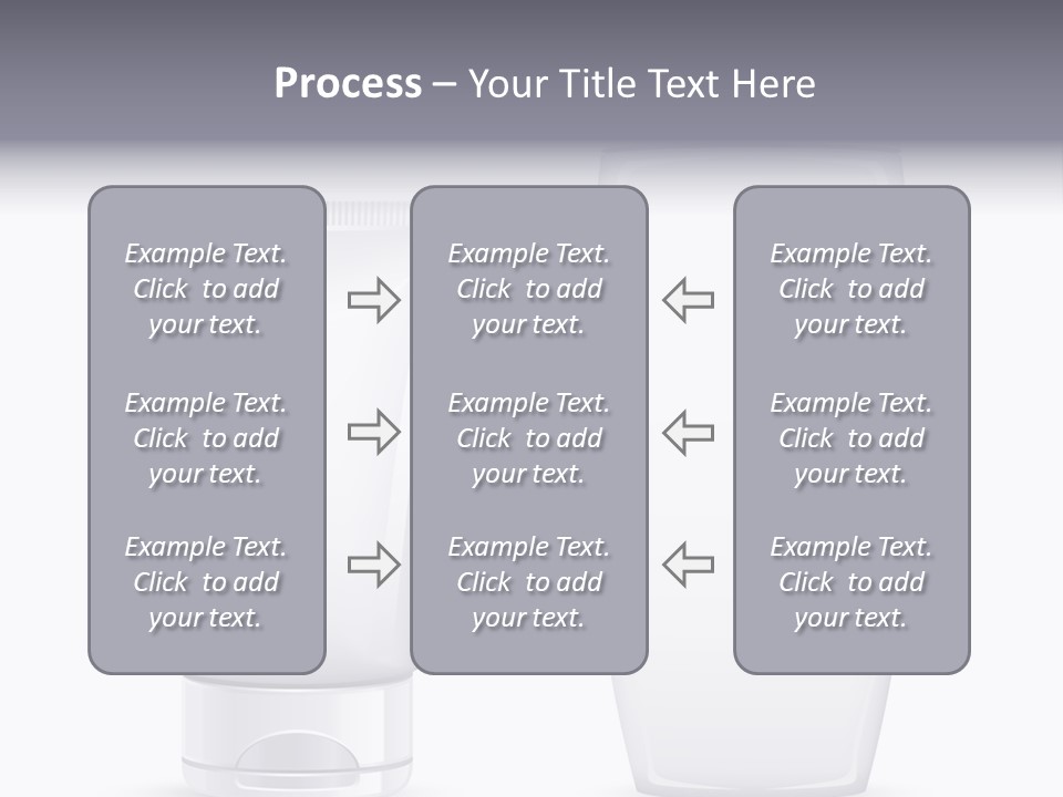 Plastic Packages Makeup PowerPoint Template