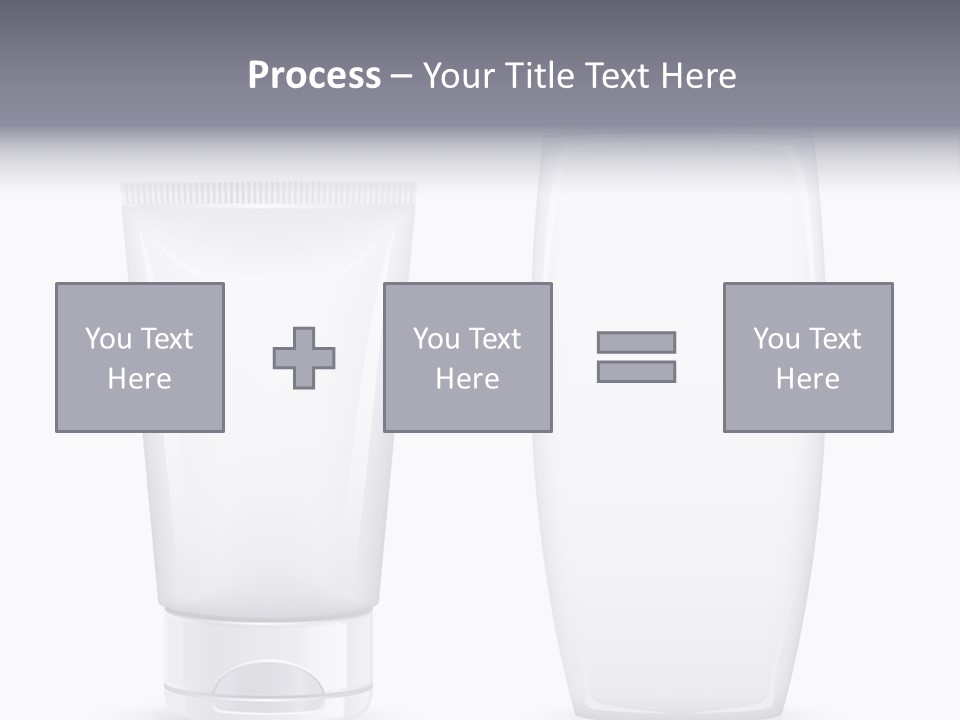 Plastic Packages Makeup PowerPoint Template