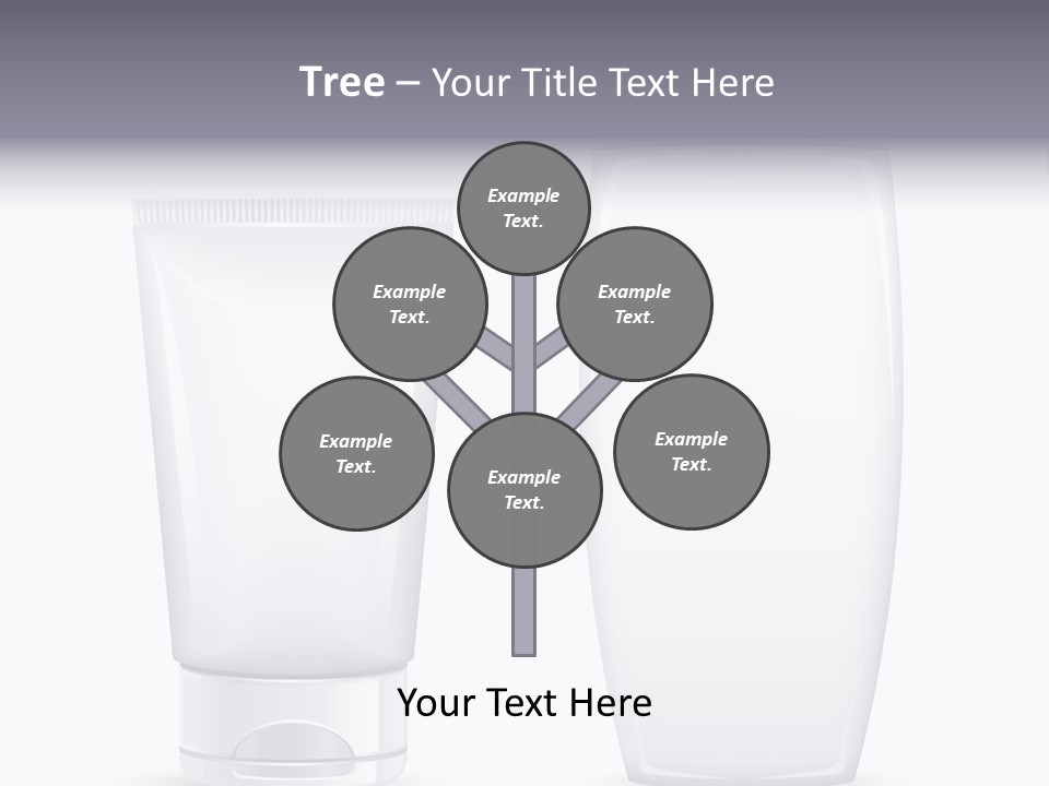 Plastic Packages Makeup PowerPoint Template