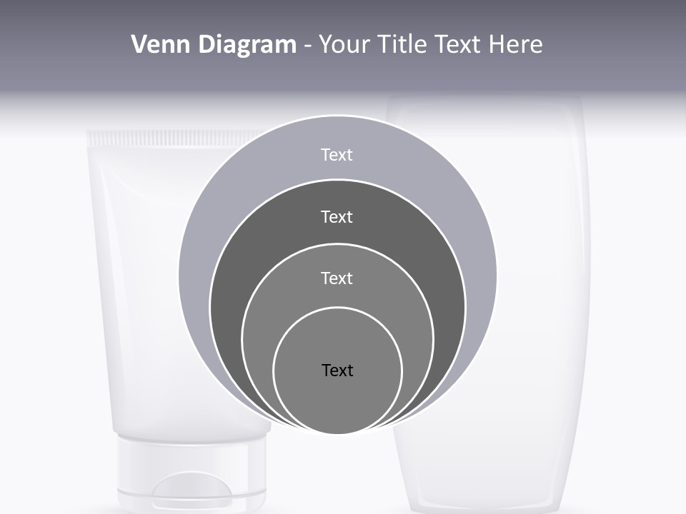 Plastic Packages Makeup PowerPoint Template