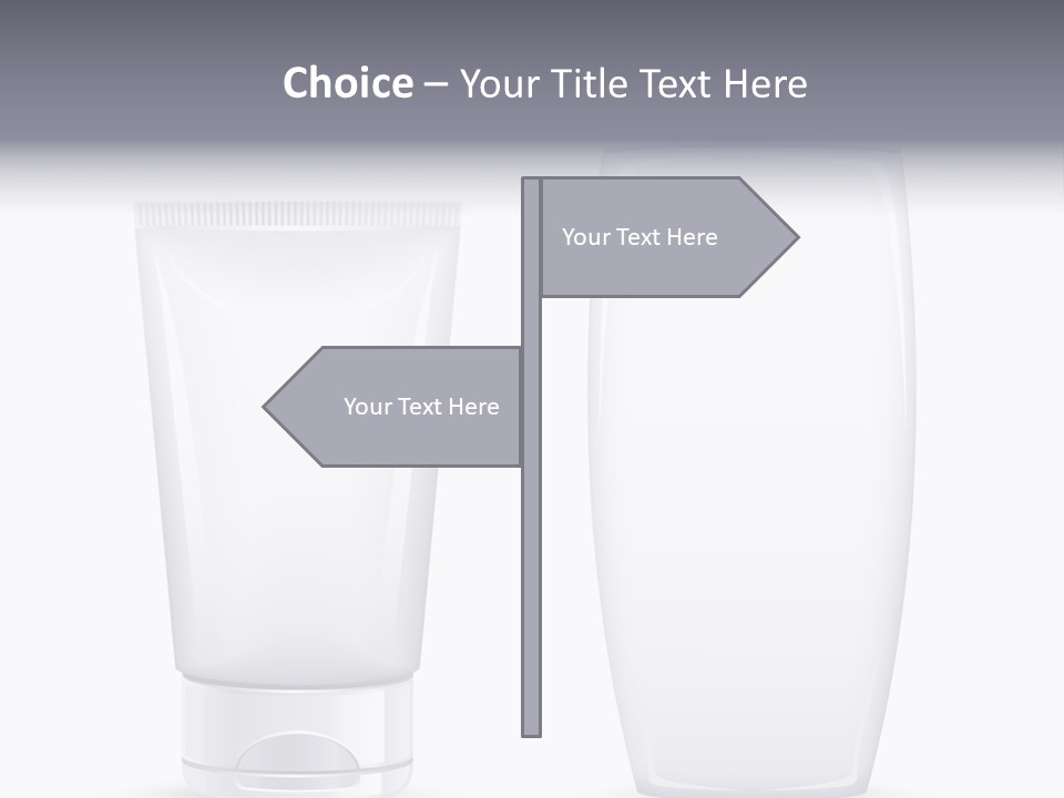 Plastic Packages Makeup PowerPoint Template