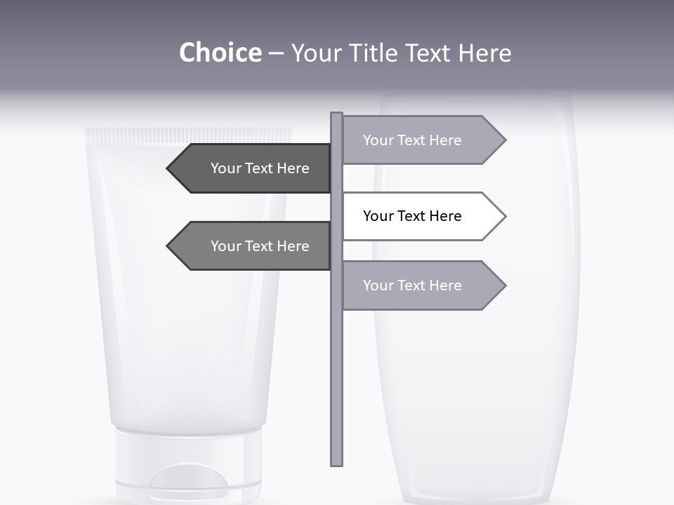 Plastic Packages Makeup PowerPoint Template