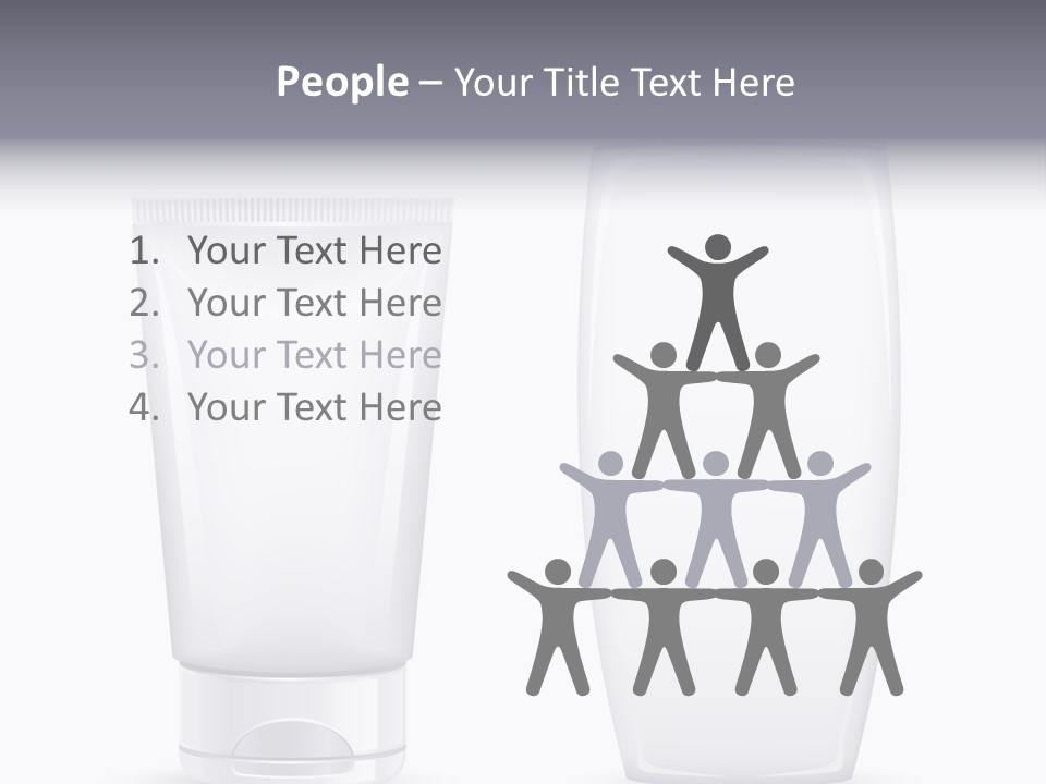 Plastic Packages Makeup PowerPoint Template