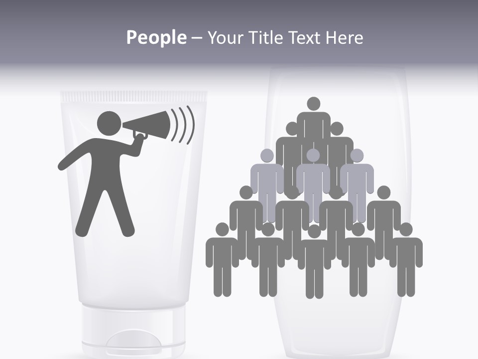 Plastic Packages Makeup PowerPoint Template