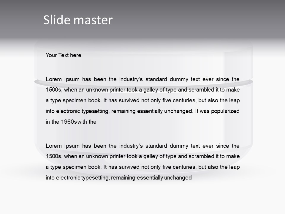 Moisturizer Hygiene Jar PowerPoint Template